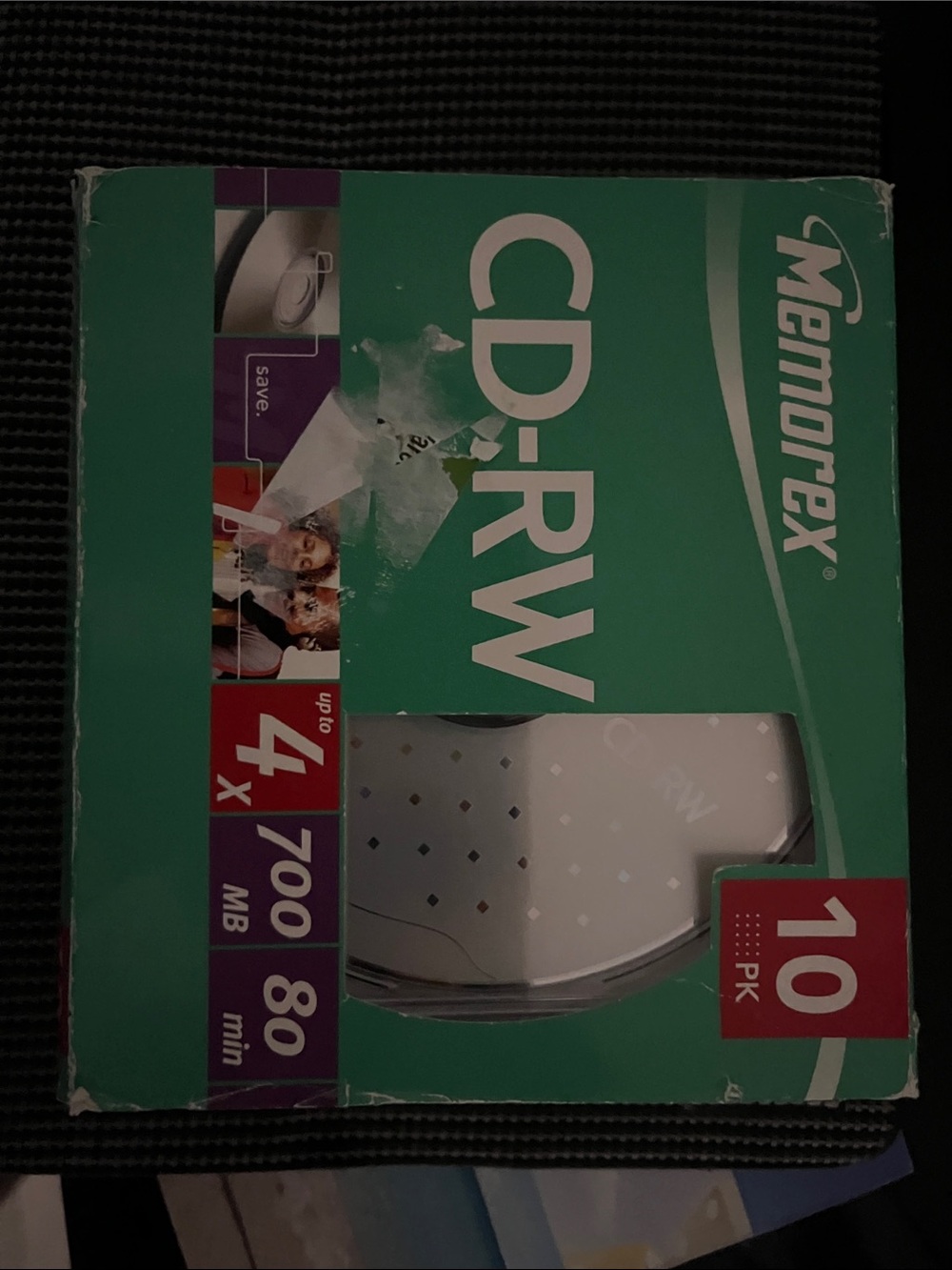 Memorex White CD-RW Rewritable Discs - 9 Pack